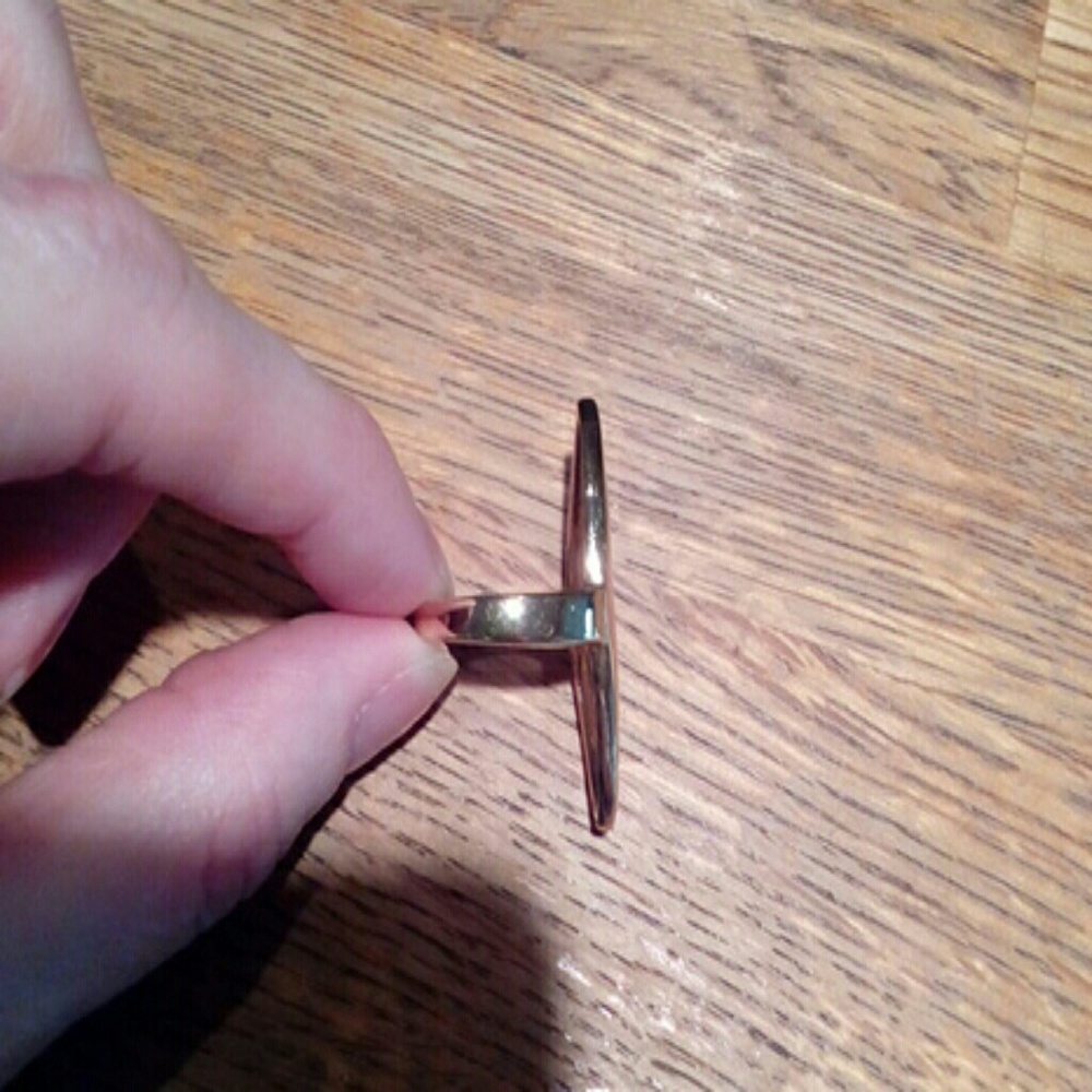 Sz 6.25 Gold over Sterling Ring - Picture 2 of 8